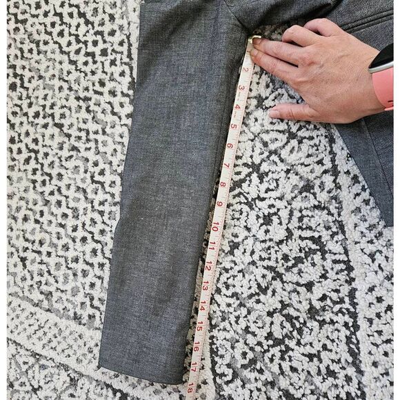 Express Charcoal Fitted Suit Jacket Size 4 - Picture 7 of 7